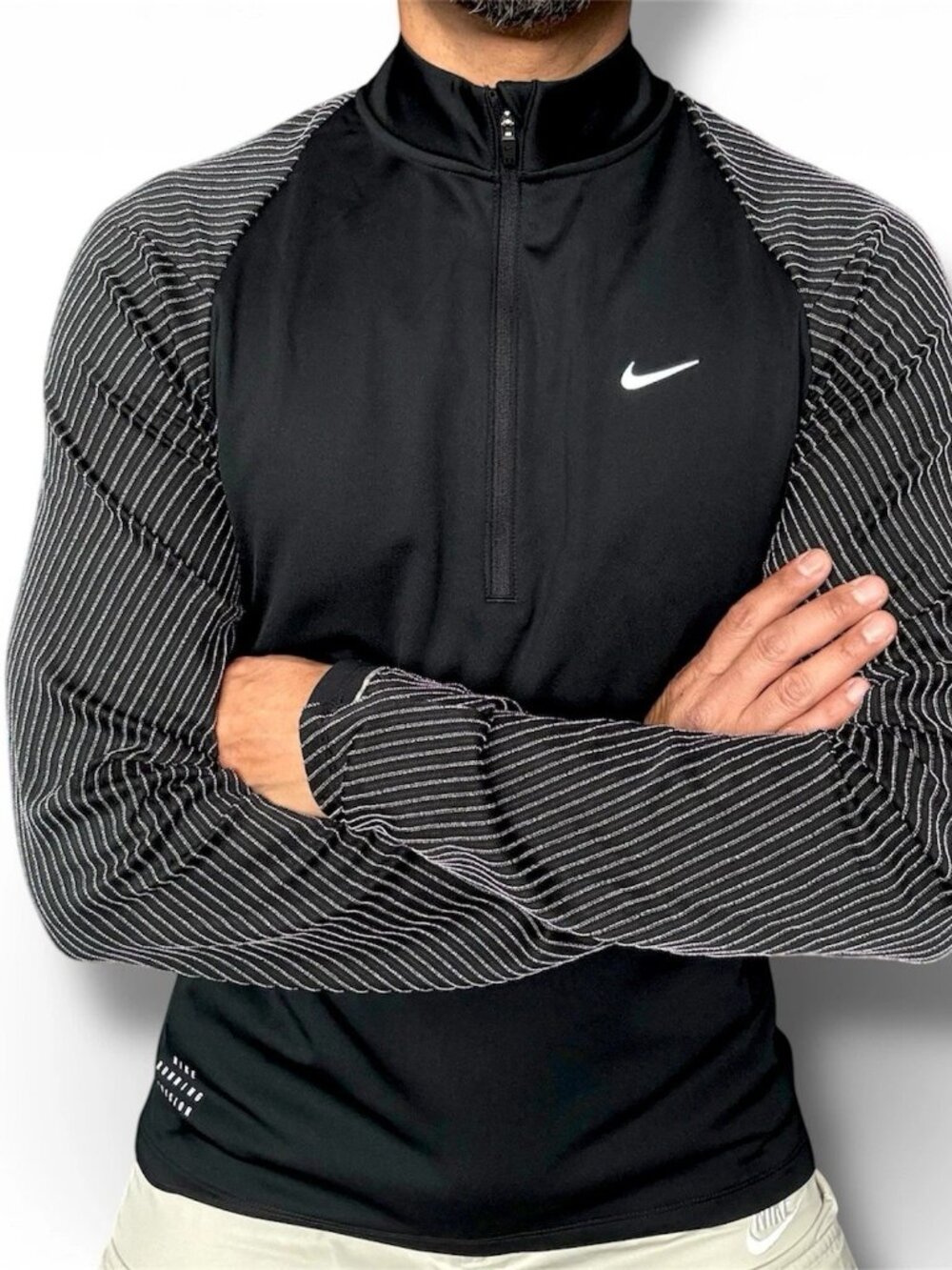 Nike Running 1/2 Zip Top Reflective Men’s Size M Lightweight Shirt Jacket NWT